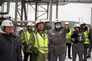 Делегация Сбера посетила объекты газохимического кластера Иркутской нефтяной компании 