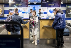 «ЮТэйр» выполнил первый рейс из Иркутска в Усть-Кут по соглашениям с правительством Иркутской области и ИНК