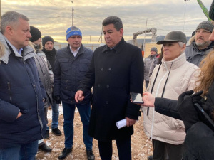 Игорь Кобзев посетил стройплощадки новых инженерных и социальных объектов в Усть-Куте